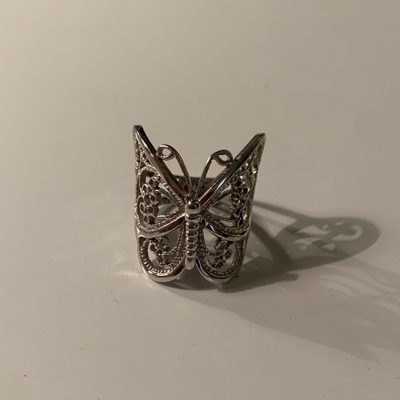 Silver Butterfly Ring - Picture 2 of 2